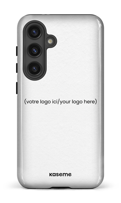 Galaxy S24 Tough (Gloss) Votre logo ici / Your logo here white -