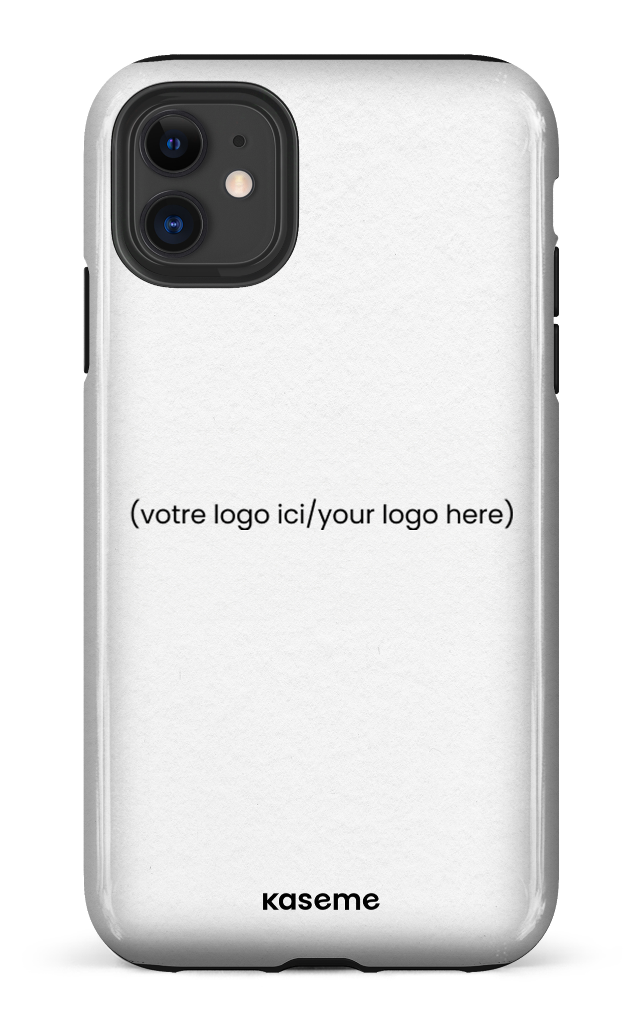 iPhone 11 Tough Votre logo ici / Your logo here white -