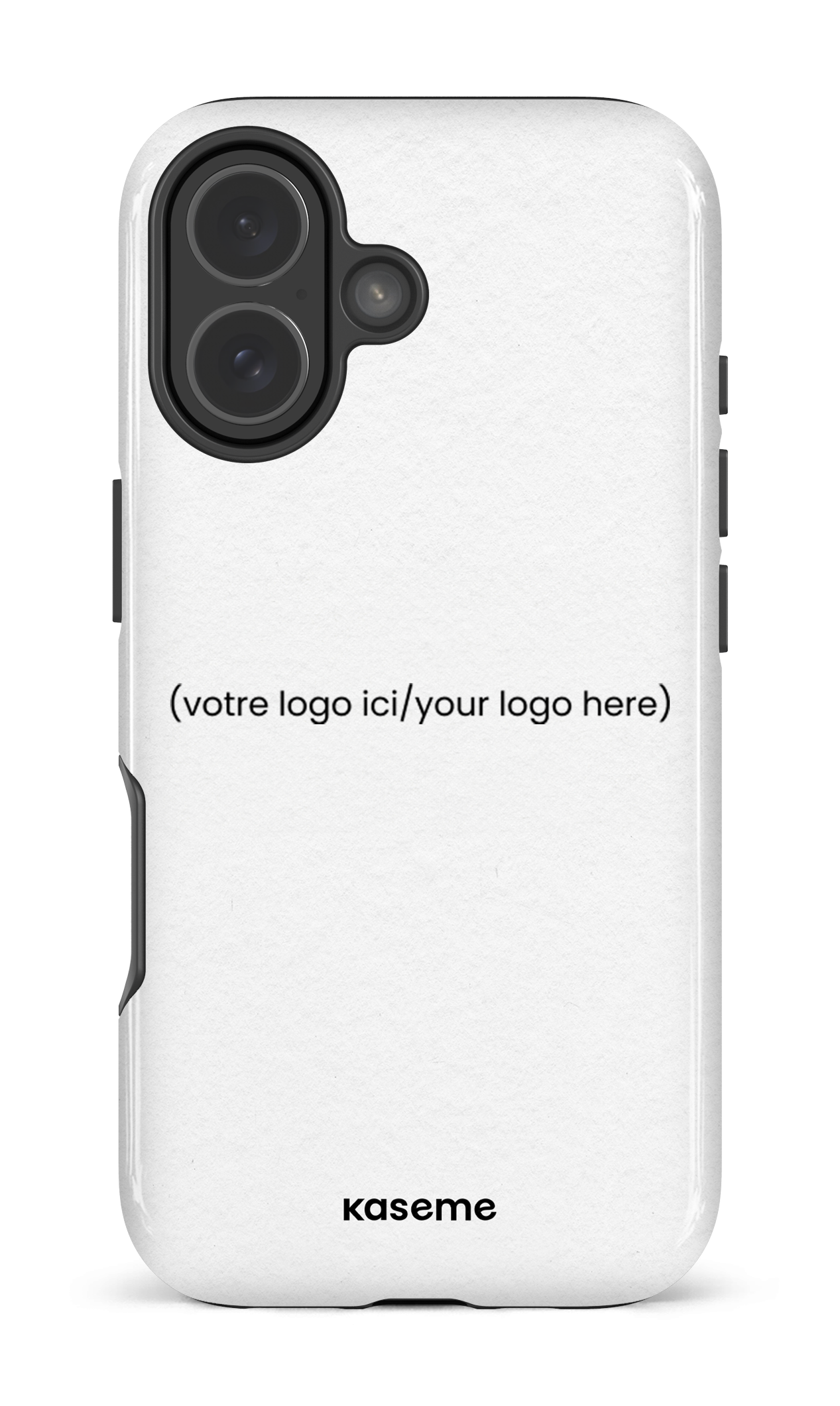 iPhone 17 Impact Case Votre logo ici / Your logo here white -
