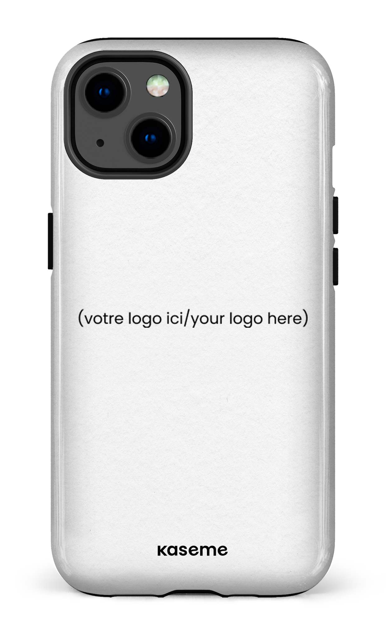iPhone 13 Tough Votre logo ici / Your logo here white -