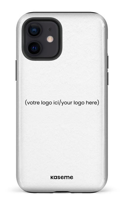 iPhone 12 Tough Votre logo ici / Your logo here white -