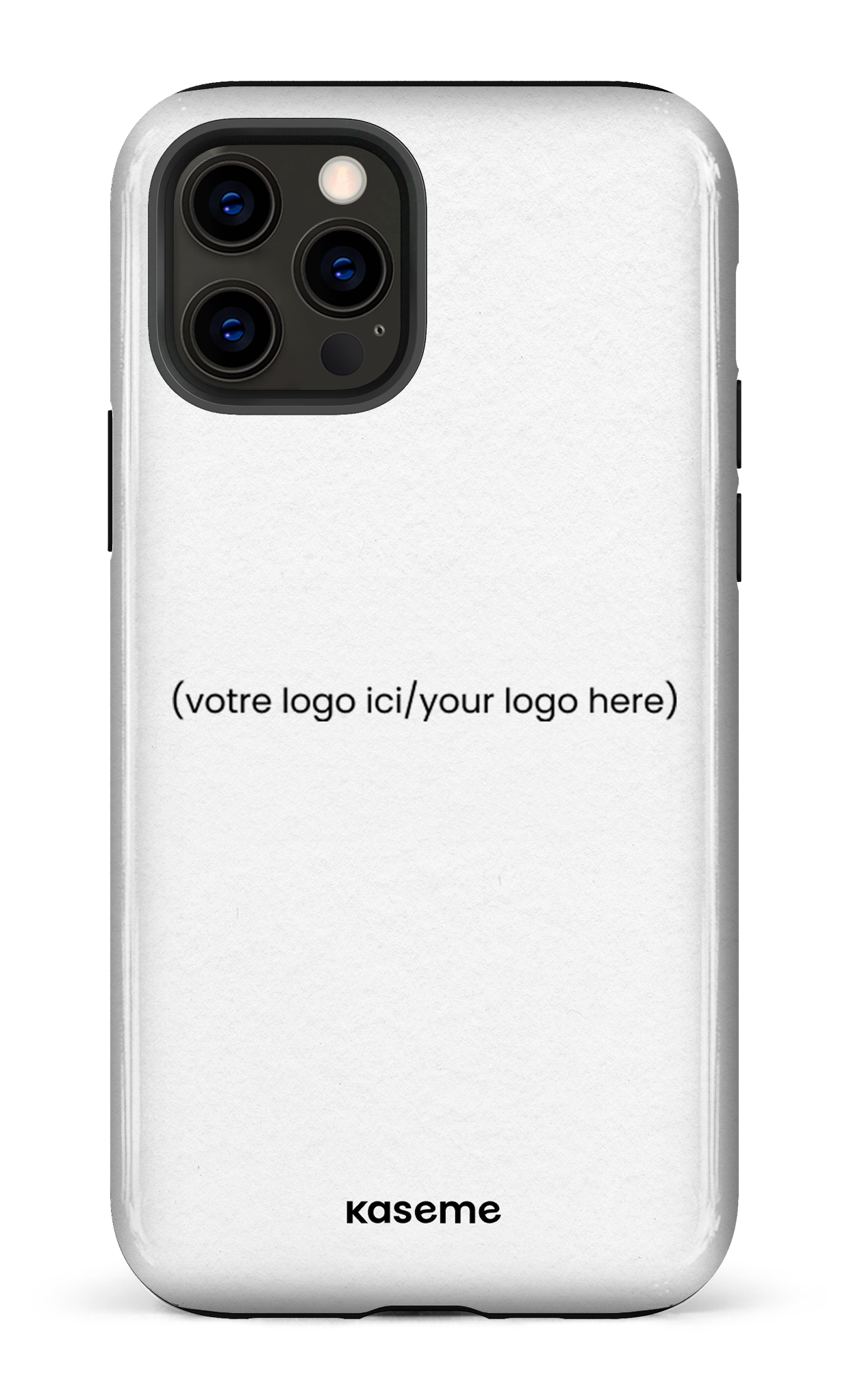 iPhone 12 Pro Tough Votre logo ici / Your logo here white -