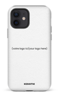 iPhone 12 Tough Matte Votre logo ici / Your logo here white -