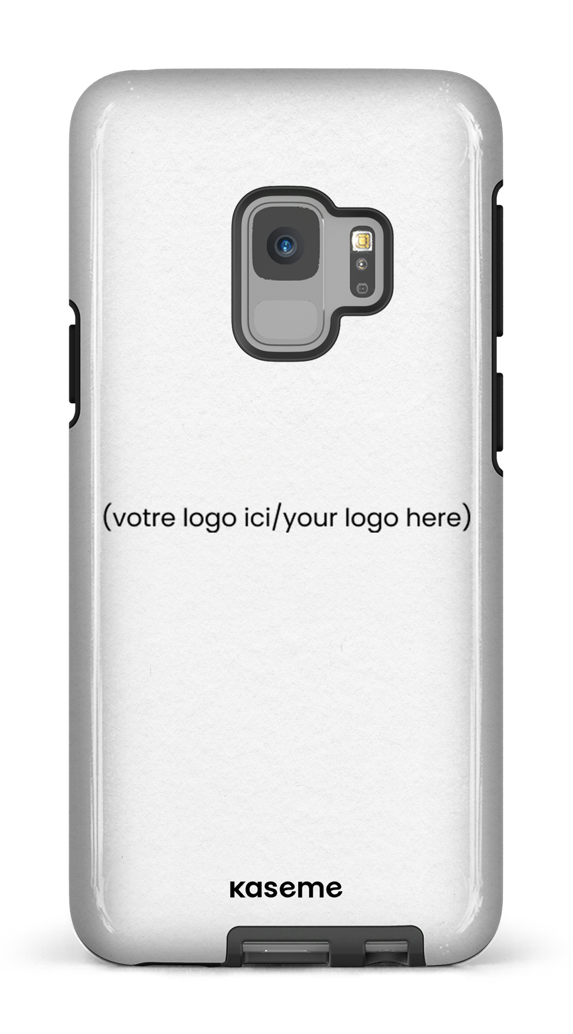 Galaxy S9 Tough Votre logo ici / Your logo here white -