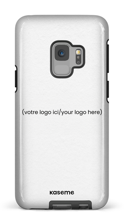 Galaxy S9 Tough Votre logo ici / Your logo here white -