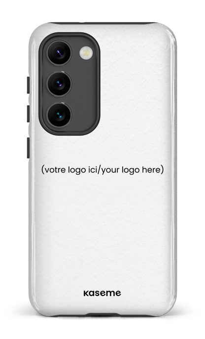 Galaxy S23 Tough Gloss Votre logo ici / Your logo here white -