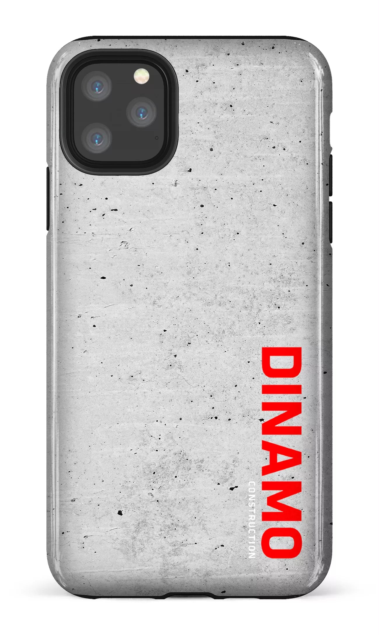 iPhone 11 Pro Max Tough Dinamo Gris x Logo Rouge -