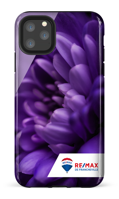 iPhone 11 Pro Max Tough Fleur gros plan de Francheville -