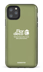 iPhone 11 Pro Max Tough Flordeco logo Sauge -