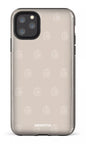 iPhone 11 Pro Max Tough Flordeco motif grège -