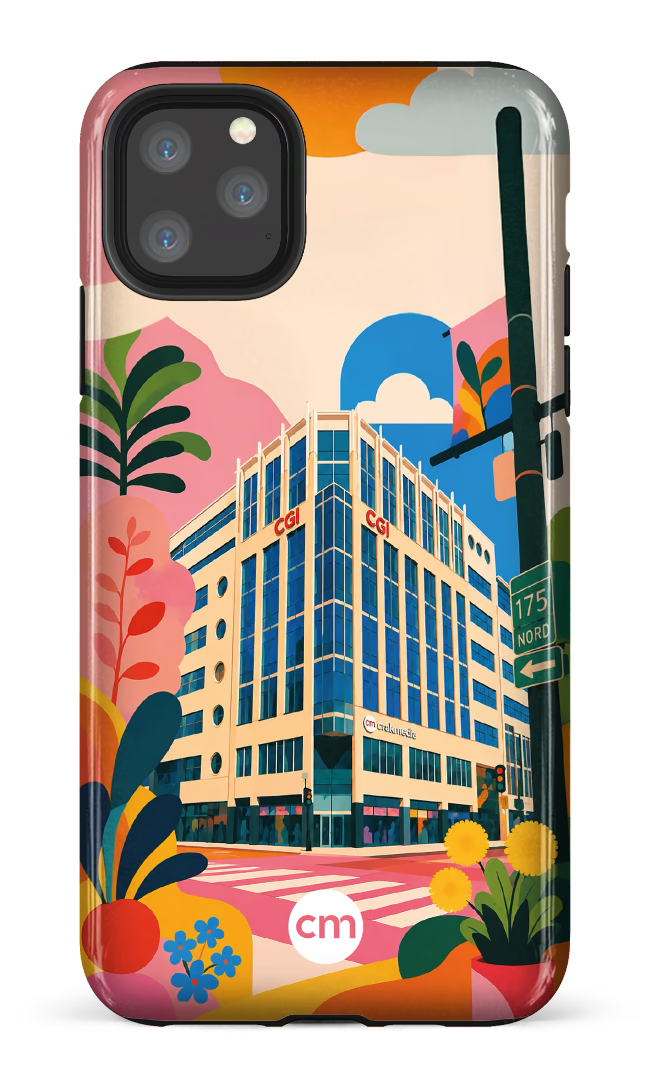 iPhone 11 Pro Max Tough Funky Building Crakmedia -