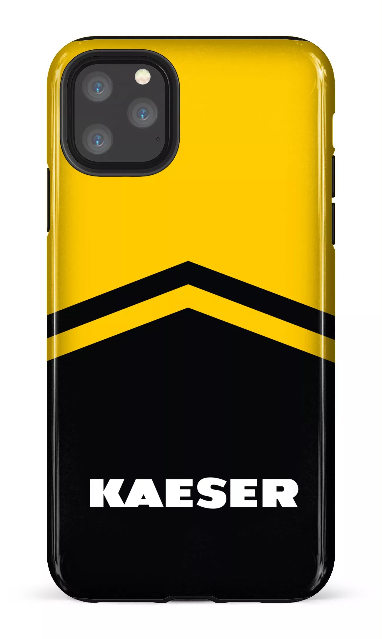 iPhone 11 Pro Max Tough Kaeser Noir et Jaune -