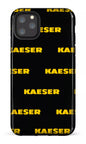 iPhone 11 Pro Max Tough Kaeser Pattern Noir -