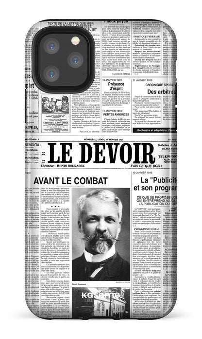 iPhone 11 Pro Max Tough Le Devoir — Premier édito -