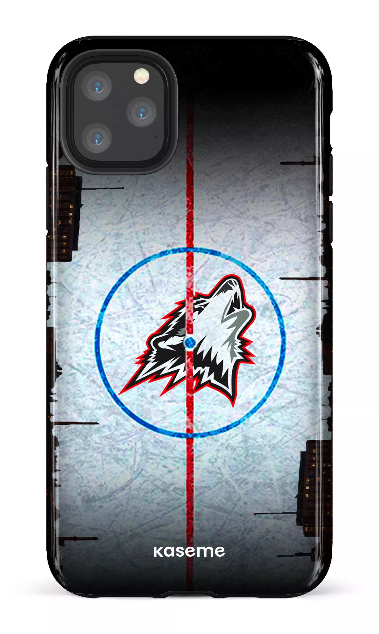iPhone 11 Pro Max Tough Les Huskies Patinoire -