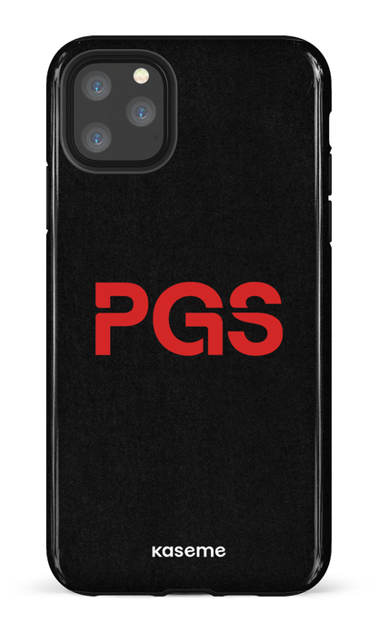 iPhone 11 Pro Max Tough PGS Noir&Rouge -