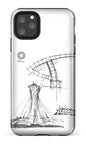 iPhone 11 Pro Max Tough Parc Olympique - Croquis Plan Blanc -