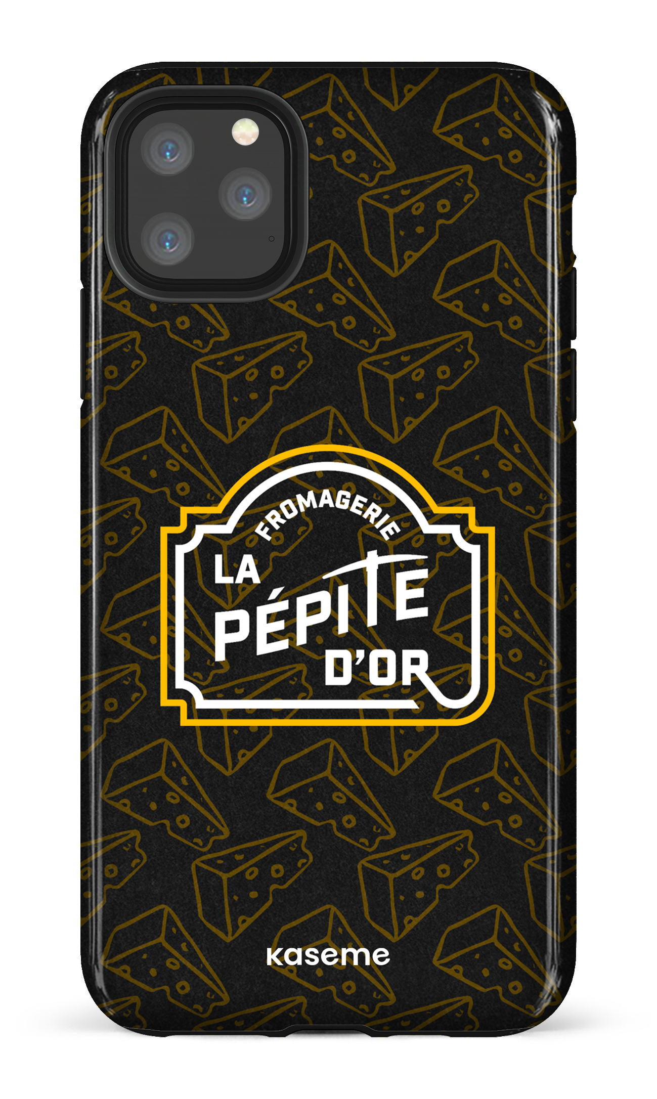 iPhone 11 Pro Max Tough Pépite x Fromages Noir -