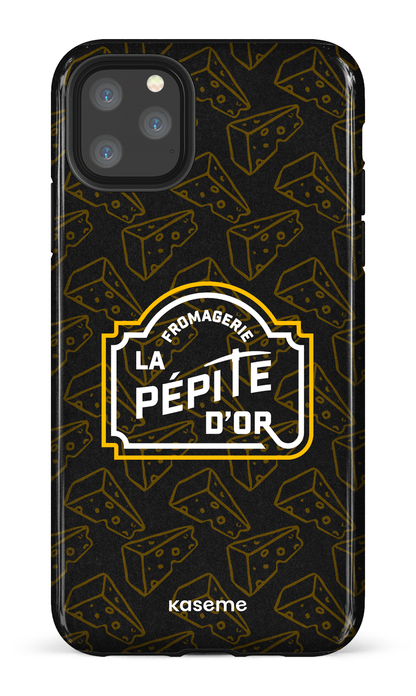 iPhone 11 Pro Max Tough Pépite x Fromages Noir -