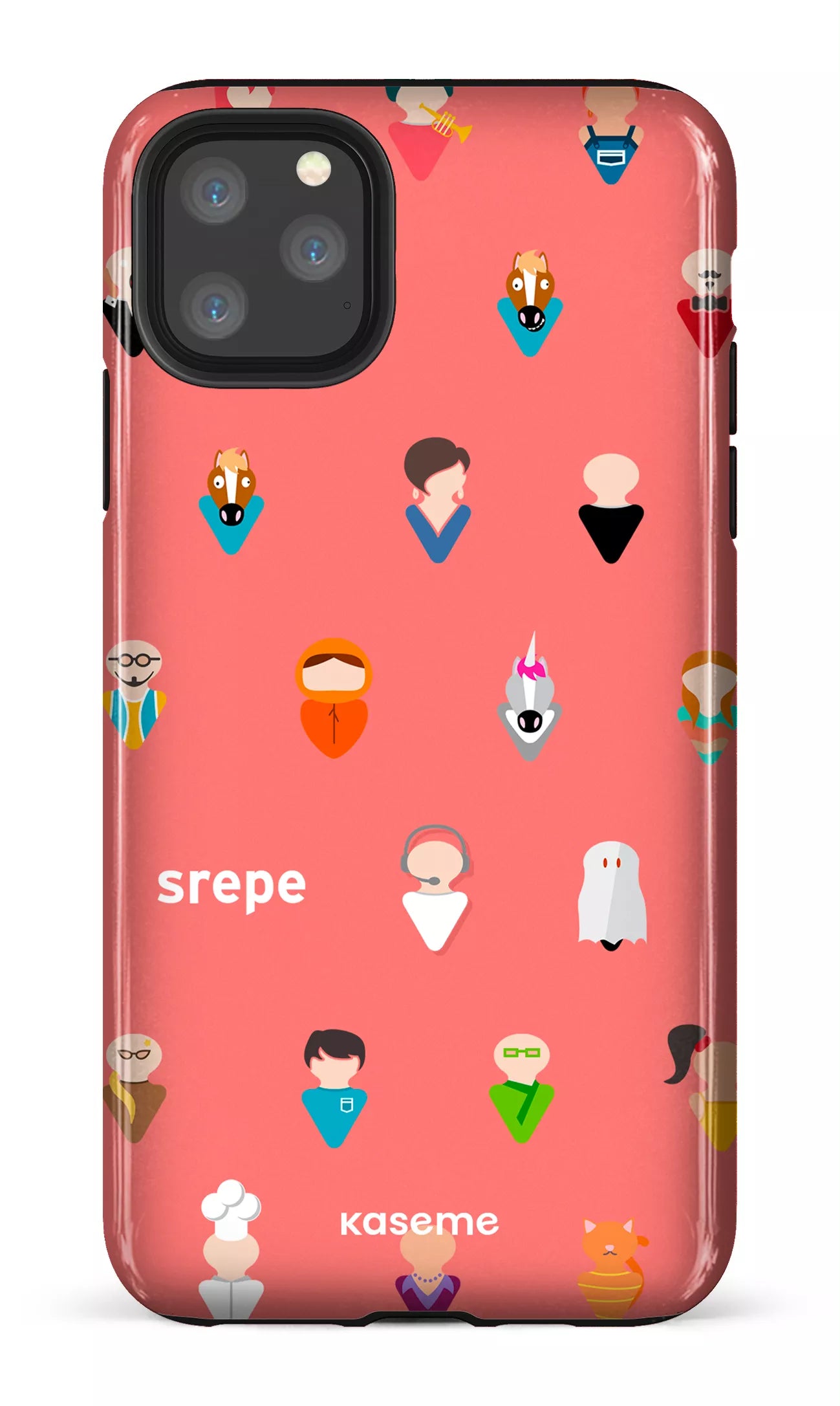 iPhone 11 Pro Max Tough Personnages Saumon -
