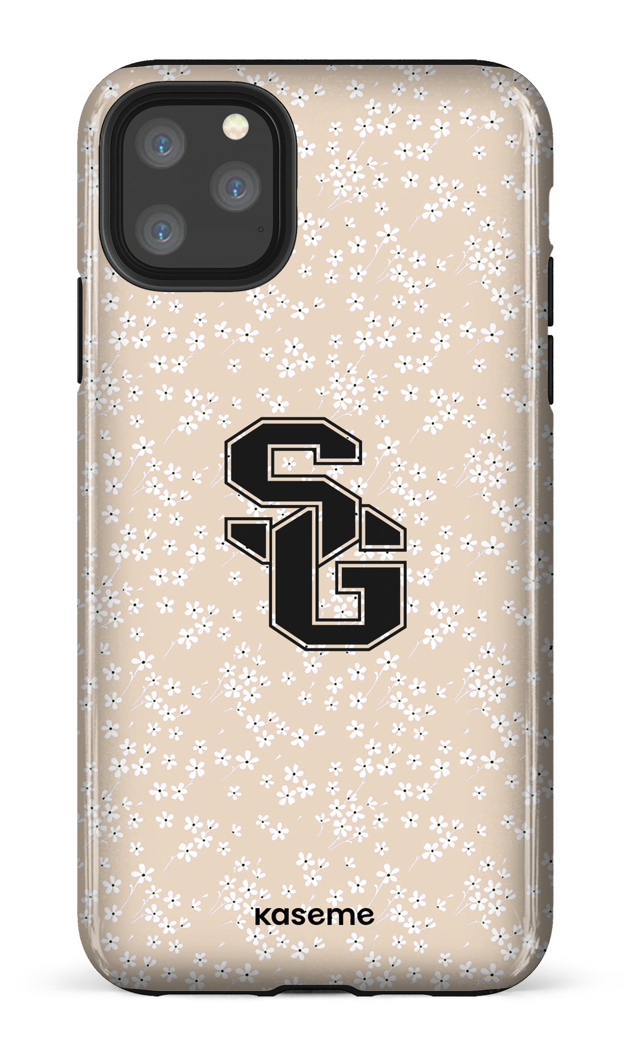 iPhone 11 Pro Max Tough Posy Beige x Dragons -