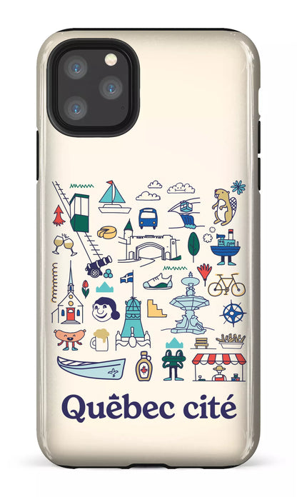 iPhone 11 Pro Max Tough Québec illustré -