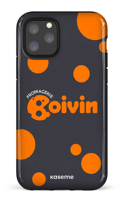 iPhone 11 Pro Tough Boivin Gris x Ronds -