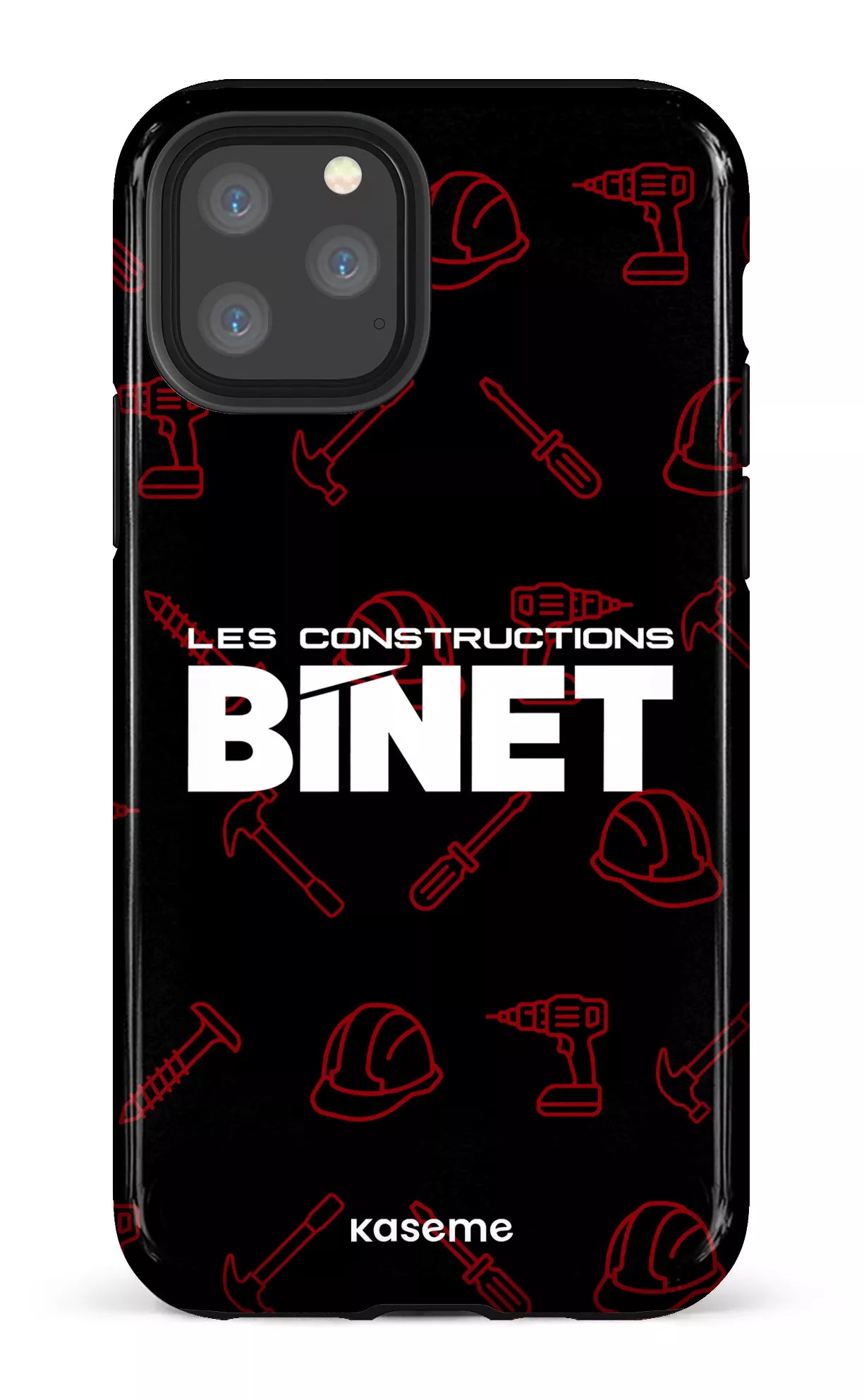 iPhone 11 Pro Tough Constructions Binet Noir -