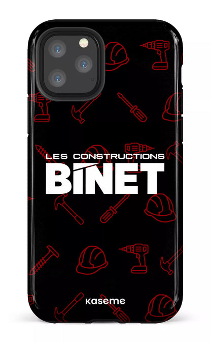 iPhone 11 Pro Tough Constructions Binet Noir -