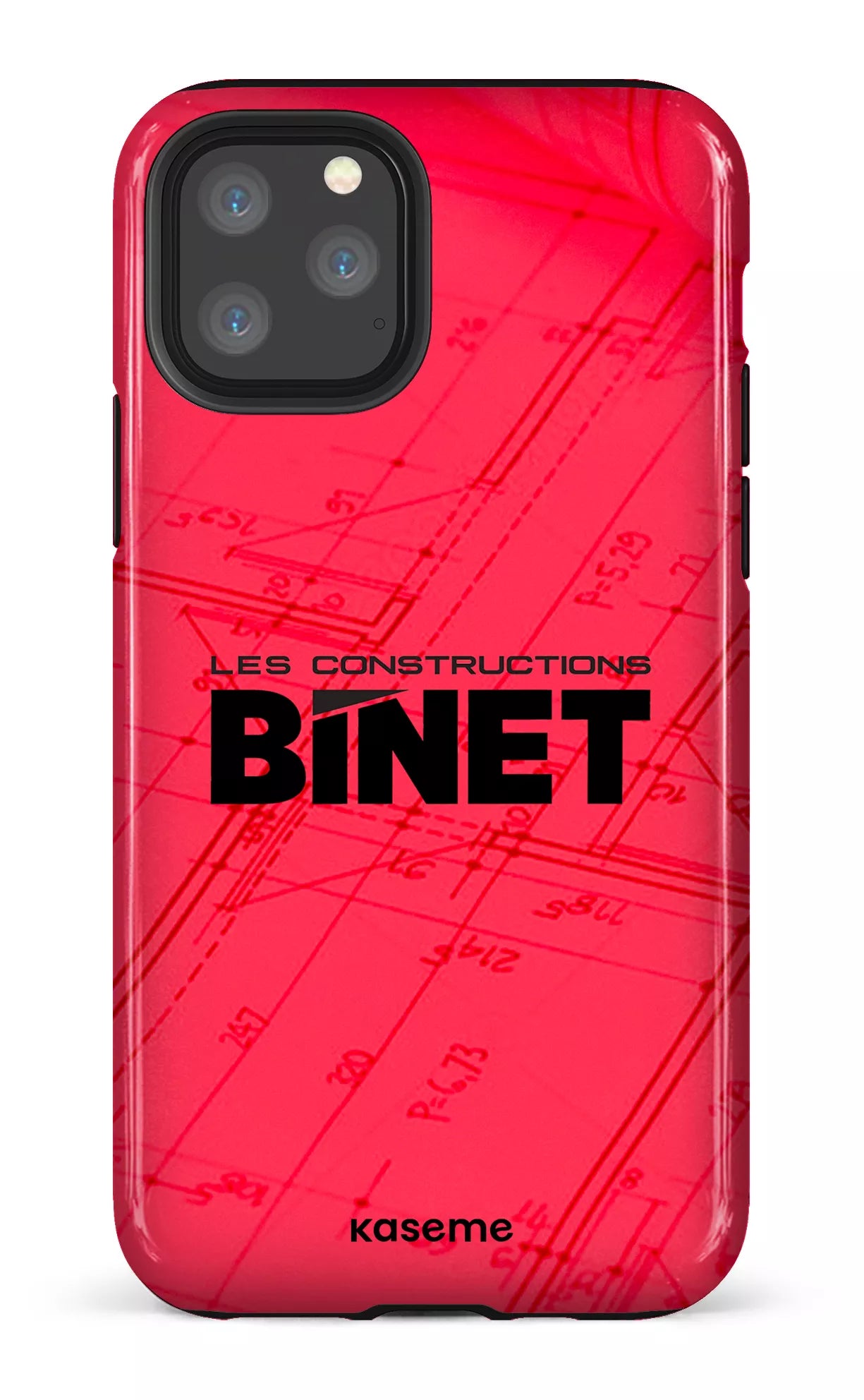 iPhone 11 Pro Tough Constructions Binet Rouge -