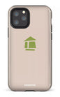 iPhone 11 Pro Tough Flordeco logo grège -