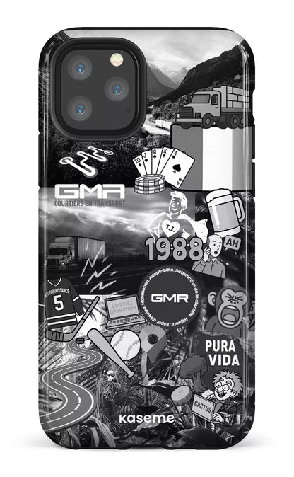 iPhone 11 Pro Tough GMR Collage Noir et Blanc -