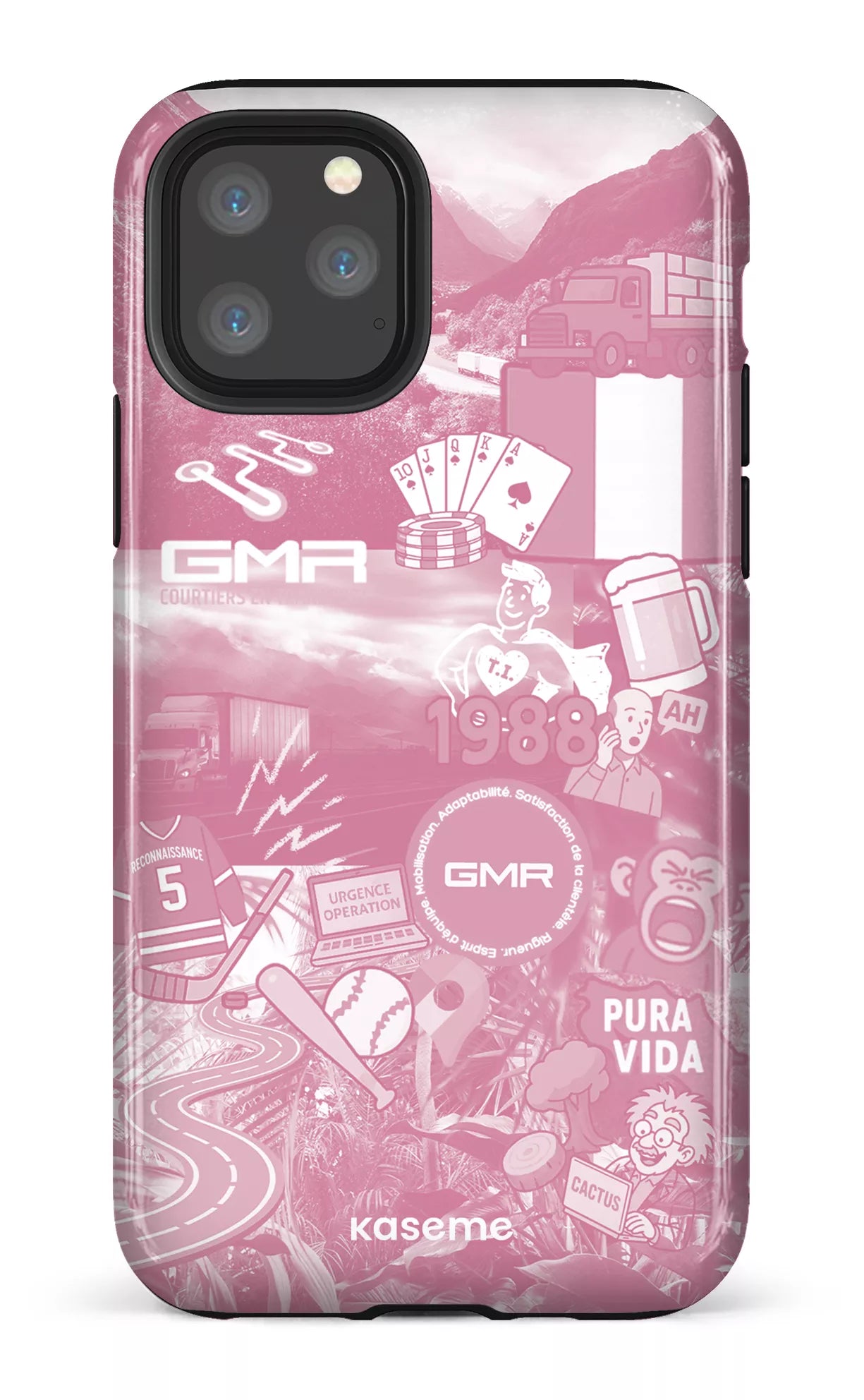 iPhone 11 Pro Tough GMR Collage Rose -