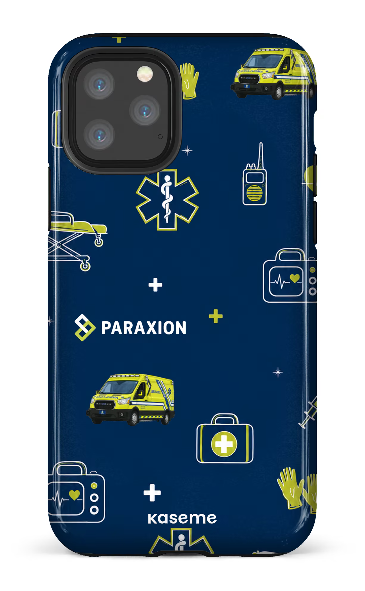 iPhone 11 Pro Tough Icônes bleu Paraxion -