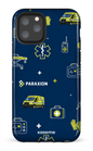 iPhone 11 Pro Tough Icônes bleu Paraxion -