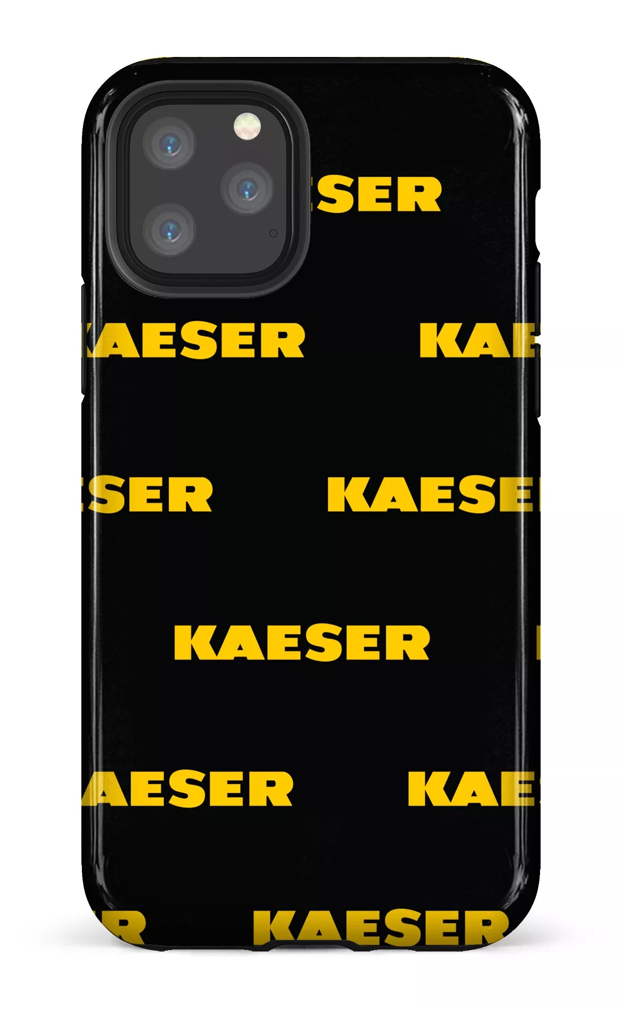 iPhone 11 Pro Tough Kaeser Pattern Noir -