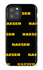 iPhone 11 Pro Tough Kaeser Pattern Noir -