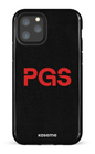 iPhone 11 Pro Tough PGS Noir&Rouge -