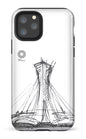 iPhone 11 Pro Tough Parc Olympique - Croquis Blanc -