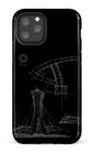 iPhone 11 Pro Tough Parc Olympique - Croquis Plan Noir -
