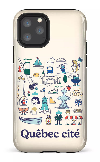 iPhone 11 Pro Tough Québec illustré -