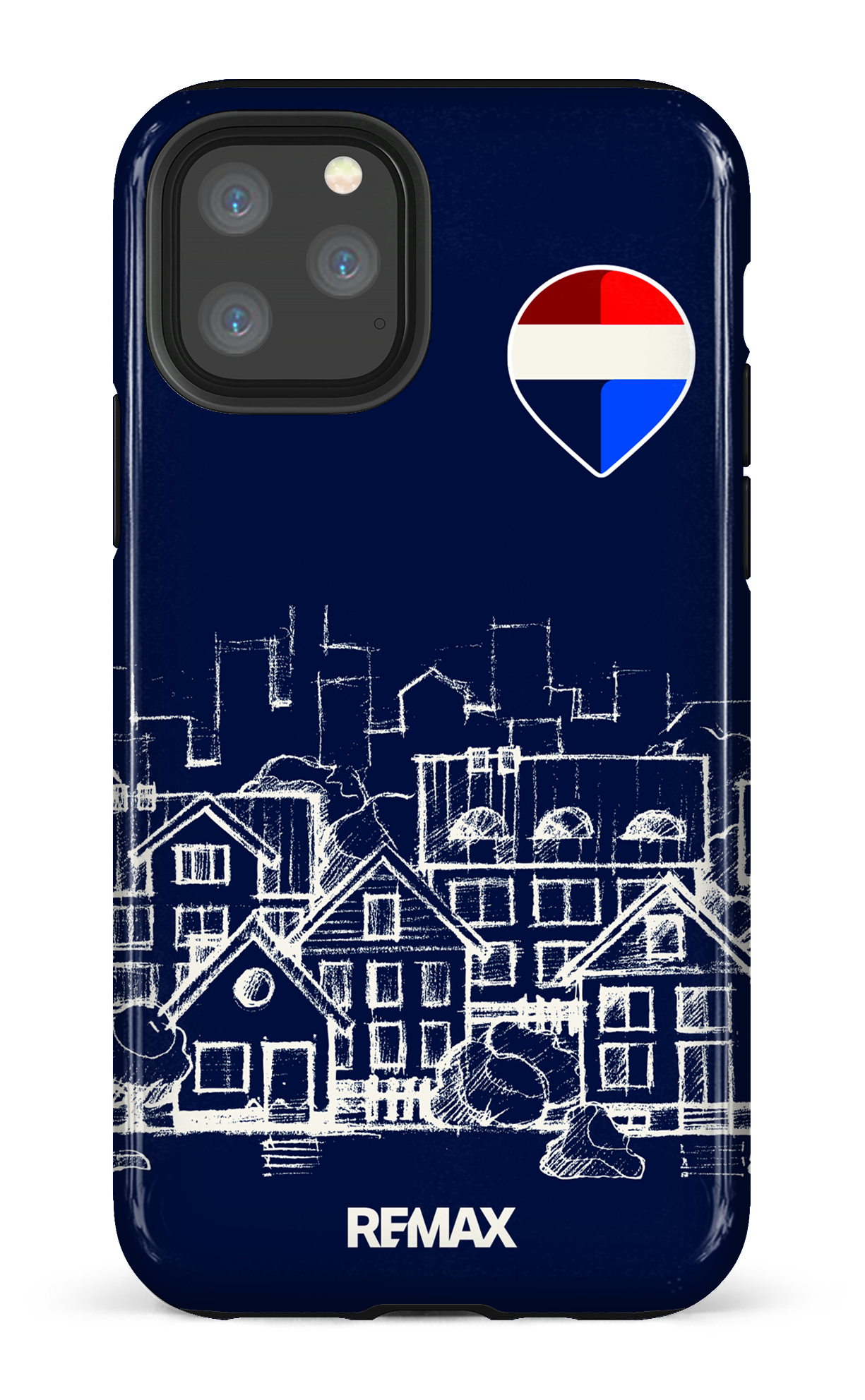 iPhone 11 Pro Tough Remax Sketch Bleu -