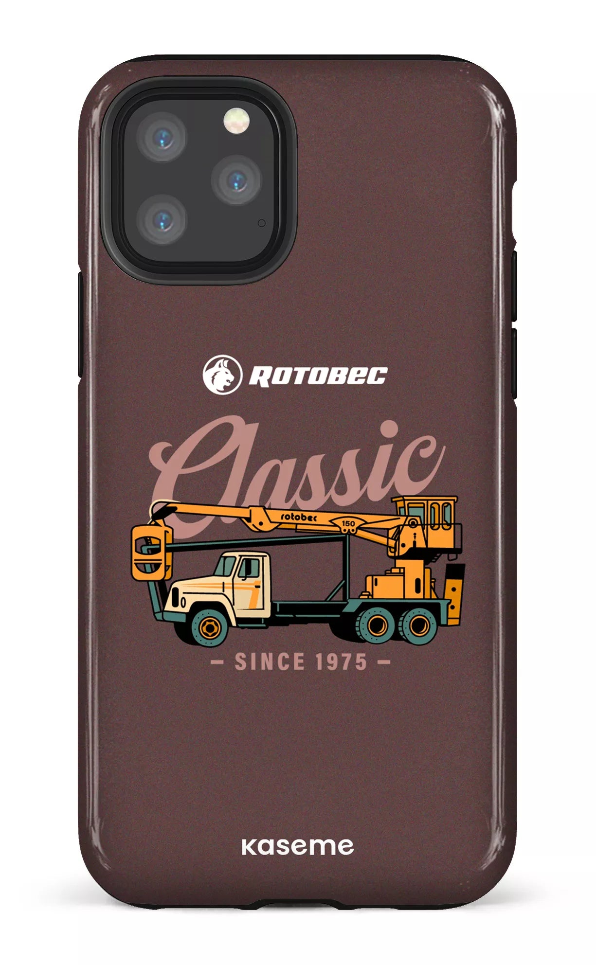 iPhone 11 Pro Tough Rotobec Brun "Classic" -