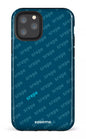 iPhone 11 Pro Tough SREPE Pattern Bleu x Turquoise -