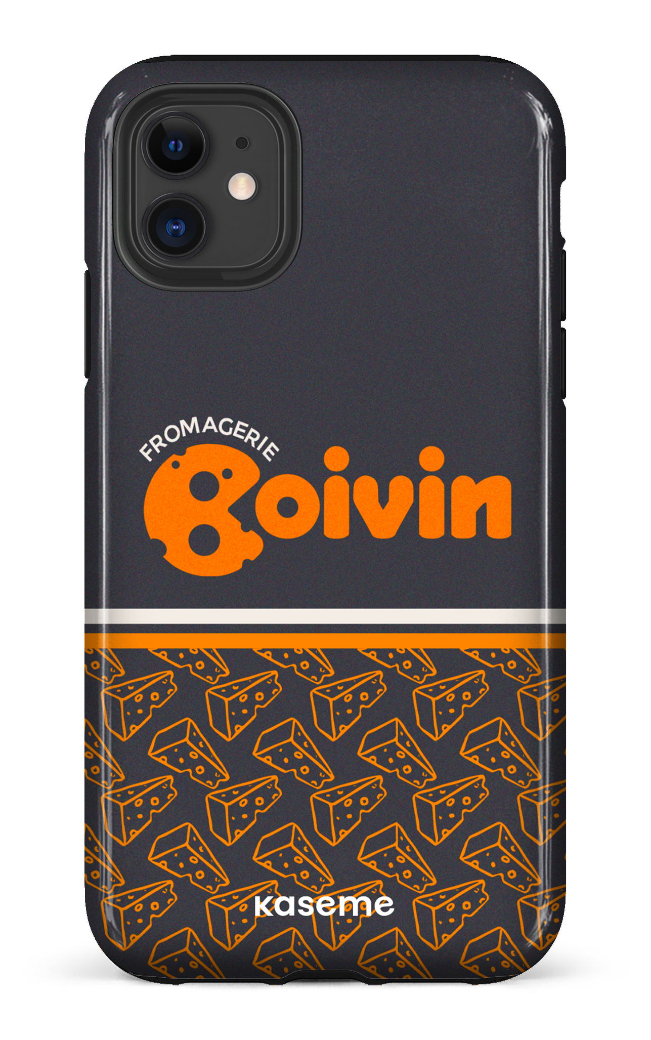 iPhone 11 Tough Boivin Gris x Fromages -