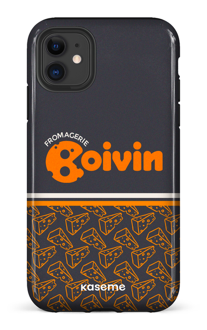 iPhone 11 Tough Boivin Gris x Fromages -