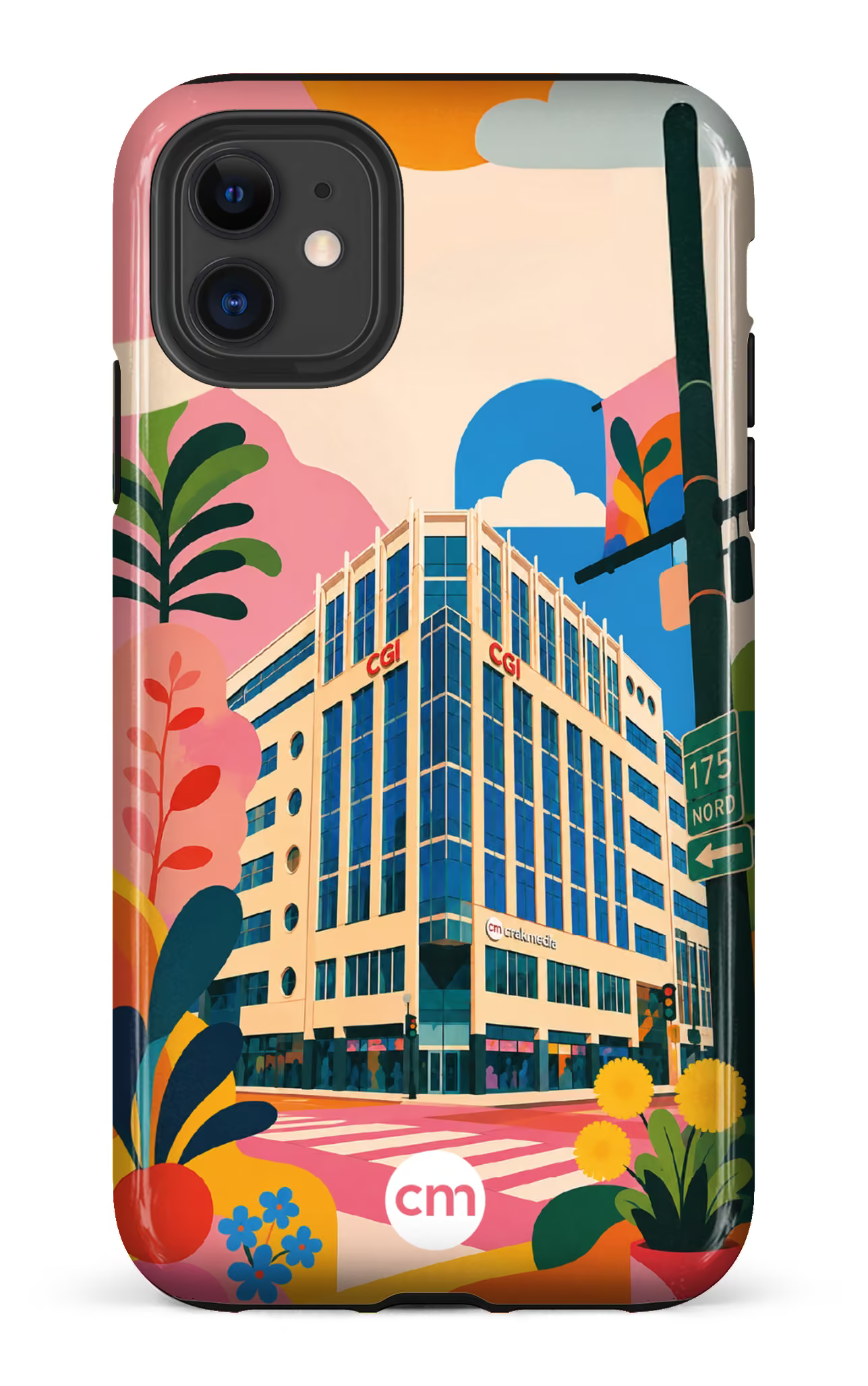 iPhone 11 Tough Funky Building Crakmedia -