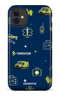 iPhone 11 Tough Icônes bleu Paraxion -