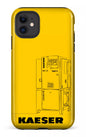 iPhone 11 Tough Kaeser - The Golden Blueprint -