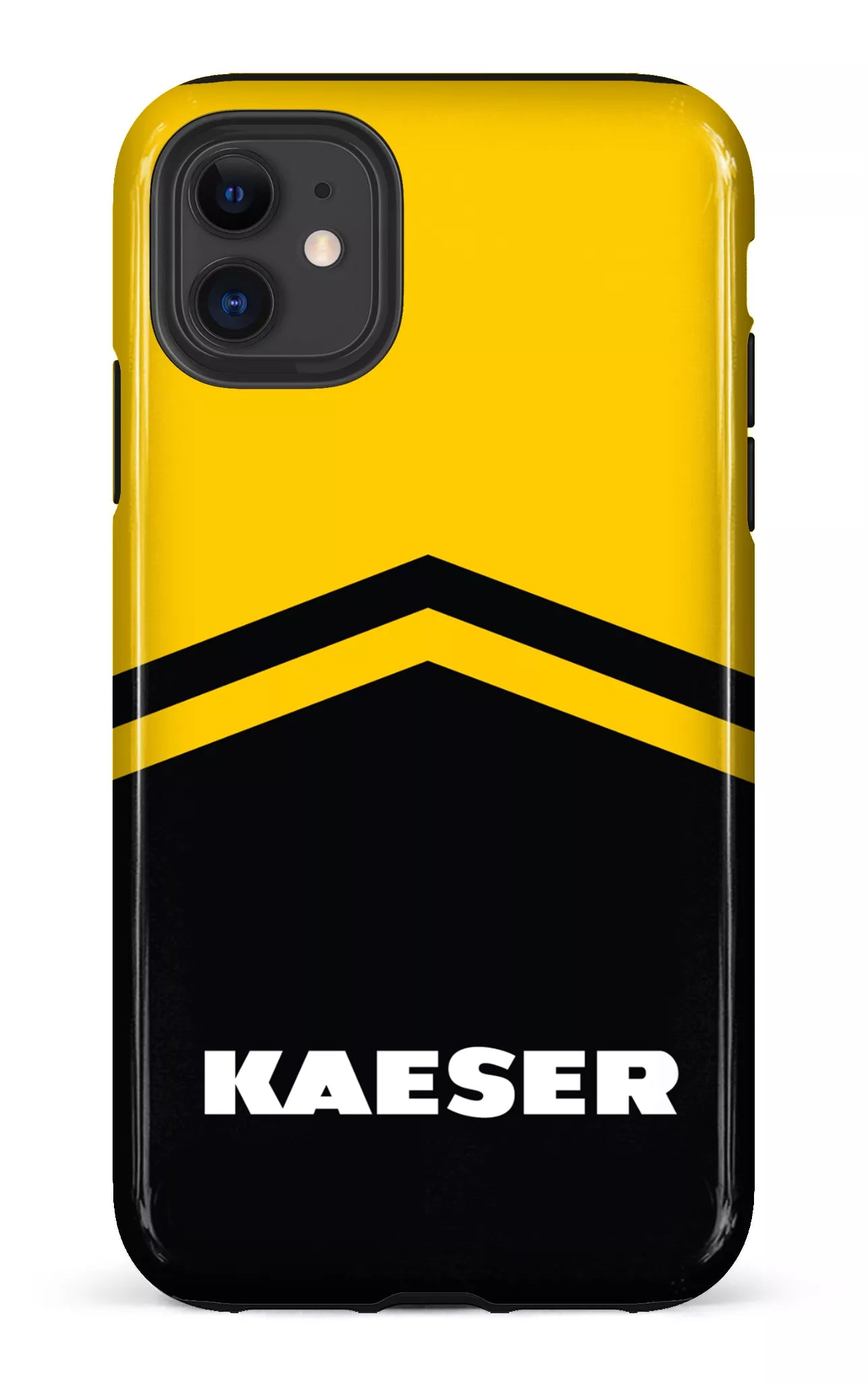 iPhone 11 Tough Kaeser Noir et Jaune -